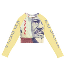 Load image into Gallery viewer, Mille Gourdes XXI Siècle Diaspora Bazaar Recycled Long-sleeve Crop Top
