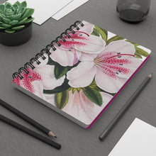Load image into Gallery viewer, Indian Azalea Verdant Small Spiral Bound Notebook
