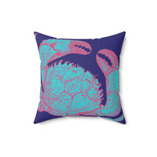 Load image into Gallery viewer, Cancer: The Stars Within Faux Suede Throw Pillow
