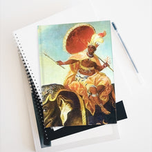 Load image into Gallery viewer, Allegorical Africa Baroque Noir Journal - Ruled Line
