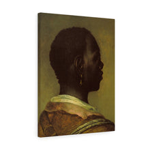 Load image into Gallery viewer, Man With A Gold Earring Baroque Noir Canvas Print
