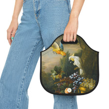 Load image into Gallery viewer, Parrots and Fruit Avian Splendor Neoprene Lunch Bag
