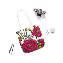 Load image into Gallery viewer, Flowering Rose Verdant Canvas Tote Bag
