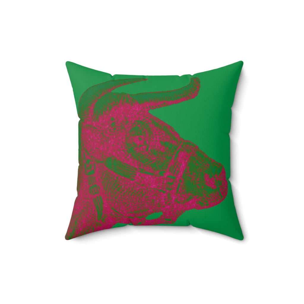 Taurus: The Stars Within Faux Suede Throw Pillow