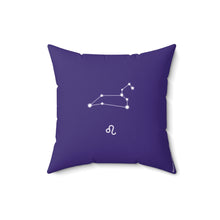 Load image into Gallery viewer, Leo: The Stars Within Faux Suede Throw Pillow
