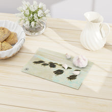 Load image into Gallery viewer, Partridges in Snow Avian Splendor Glass Cutting Board
