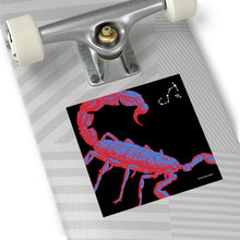 Load image into Gallery viewer, Scorpio: The Stars Within Square Vinyl Stickers
