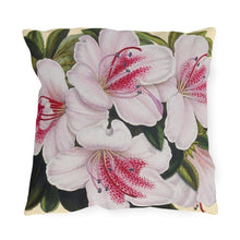 Load image into Gallery viewer, Indian Azalea Verdant Outdoor Throw Pillow

