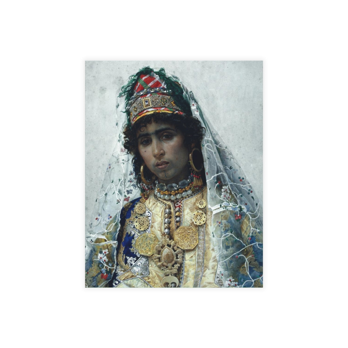 Berber Bride Baroque Noir Post Card Pack