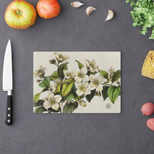 Load image into Gallery viewer, Flowering Orange Verdant Glass Cutting Board
