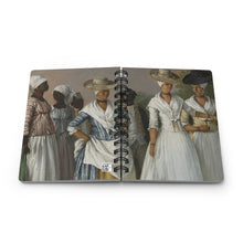 Load image into Gallery viewer, Free Women of Color Baroque Noir Small Spiral Bound Notebook
