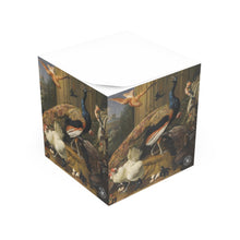 Load image into Gallery viewer, Birds Disturbed by Falcon Avian Splendor Note Cube
