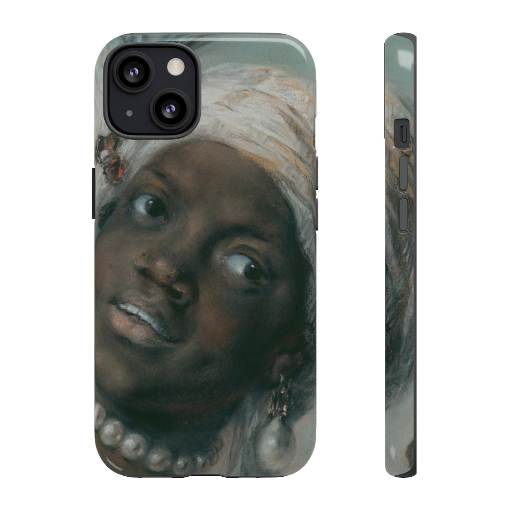 Africa Allegory Baroque Noir Tough Phone Case