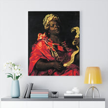 Load image into Gallery viewer, The Sibyl Agrippina Baroque Noir Canvas Print

