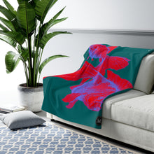 Load image into Gallery viewer, Pisces: The Stars Within Sherpa Throw Blanket
