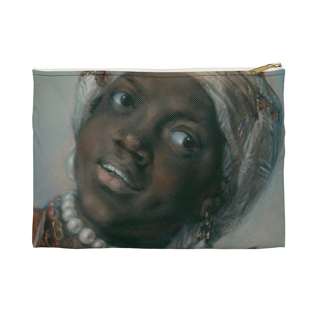 Africa Allegory Baroque Noir Accessory Pouch