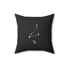Load image into Gallery viewer, Capricorn: The Stars Within Faux Suede Throw Pillow
