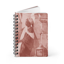 Load image into Gallery viewer, Berberi Musician Baroque Noir Small Spiral Bound Notebook
