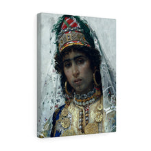 Load image into Gallery viewer, Berber Bride Baroque Noir Canvas Print
