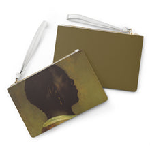 Load image into Gallery viewer, Man With A Gold Earring Baroque Noir Clutch Bag
