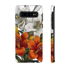 Load image into Gallery viewer, Orange &amp; White Lilies Verdant Tough Phone Case
