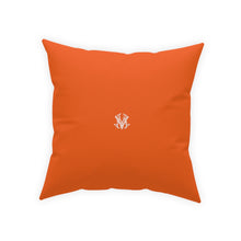 Load image into Gallery viewer, Orange &amp; White Lilies Verdant Broadcloth Throw Pillow
