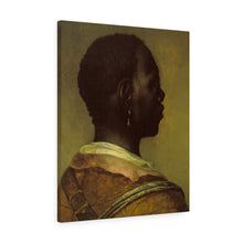 Load image into Gallery viewer, Man With A Gold Earring Baroque Noir Canvas Print
