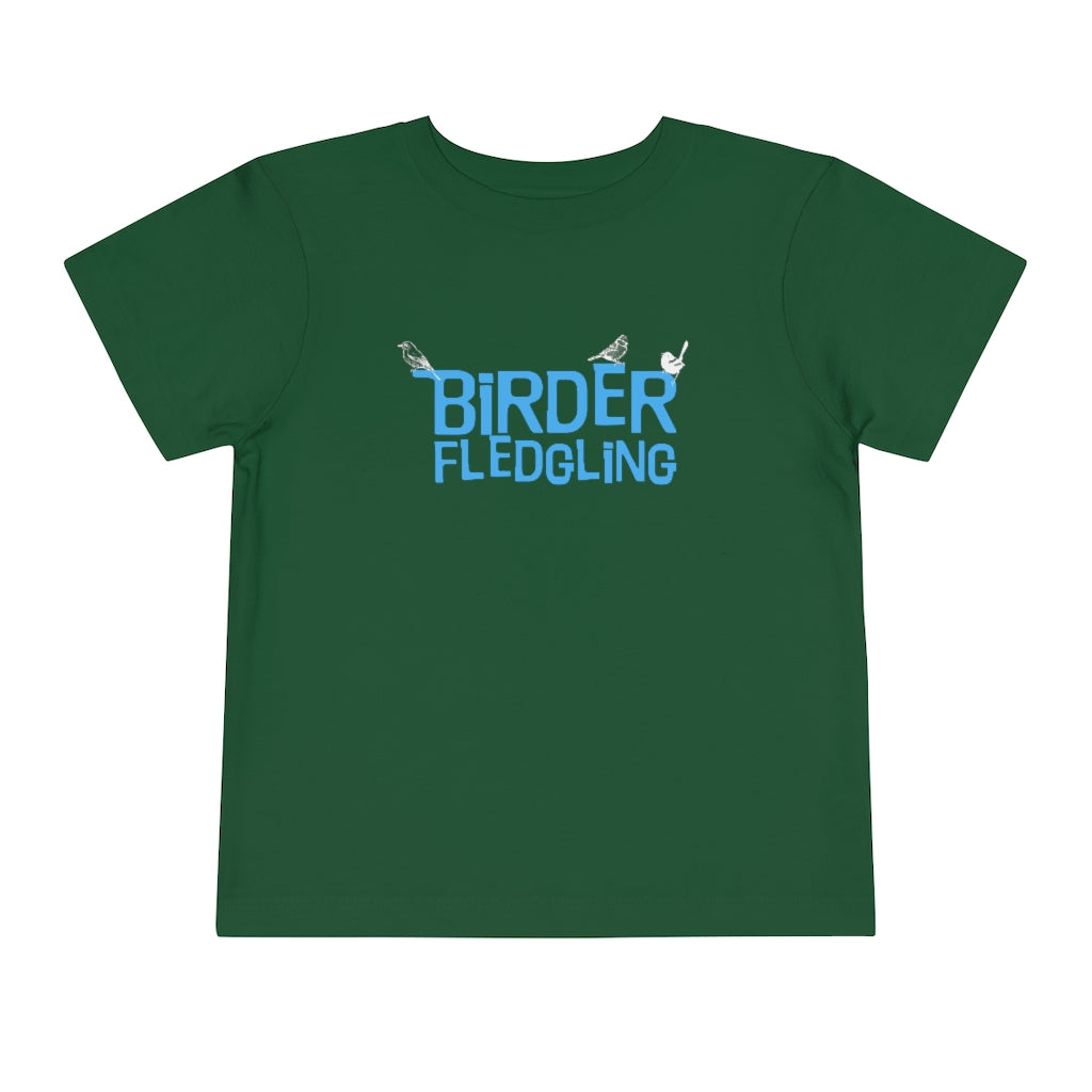 Birder Fledgling Avian Splendor Toddler Dark Tshirt