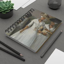 Load image into Gallery viewer, Free Women of Color Baroque Noir Small Spiral Bound Notebook
