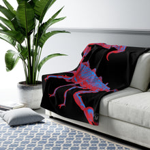 Load image into Gallery viewer, Scorpio: The Stars Within Sherpa Throw Blanket
