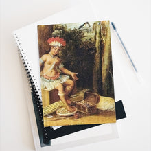 Load image into Gallery viewer, Allegorical America Baroque Noir Journal - Ruled Line
