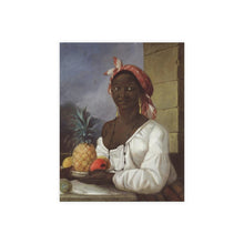 Load image into Gallery viewer, Haitian Woman With Fruit Baroque Noir Post Card Pack
