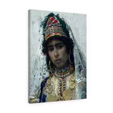 Load image into Gallery viewer, Berber Bride Baroque Noir Canvas Print
