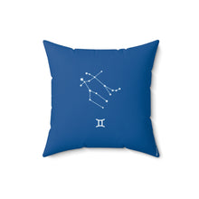 Load image into Gallery viewer, Gemini: The Stars Within Faux Suede Throw Pillow
