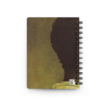 Load image into Gallery viewer, Man With A Gold Earring Baroque Noir Small Spiral Bound Notebook
