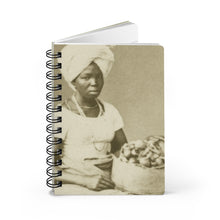 Load image into Gallery viewer, Brazilian Market Woman: Vestigial Light Small Spiral Bound Notebook
