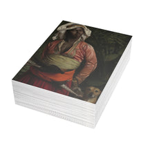 Load image into Gallery viewer, Master of Hounds Baroque Noir Blank Greeting Card
