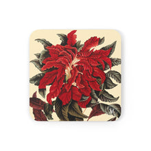 Load image into Gallery viewer, Amarantus Tricolor Verdant Cork Back Coaster
