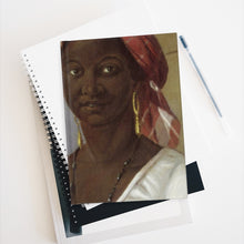Load image into Gallery viewer, Haitian Woman With Fruit Baroque Noir Journal - Ruled Line
