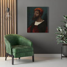 Load image into Gallery viewer, African Renaissance Man Baroque Noir Canvas Print
