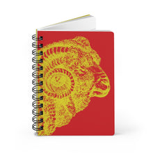 Load image into Gallery viewer, Aries: The Stars Within Small Spiral Bound Notebook
