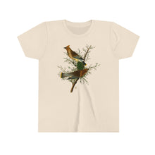 Load image into Gallery viewer, Cedar Waxwing Avian Splendor Kids&#39; Tshirt
