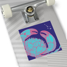 Load image into Gallery viewer, Cancer: The Stars Within Square Vinyl Stickers
