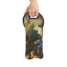 Load image into Gallery viewer, Parrots and Fruit Avian Splendor Bottle Tote
