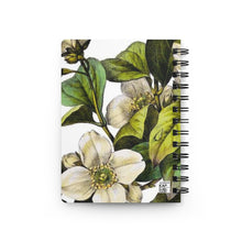 Load image into Gallery viewer, Flowering Orange Verdant Small Spiral Bound Notebook
