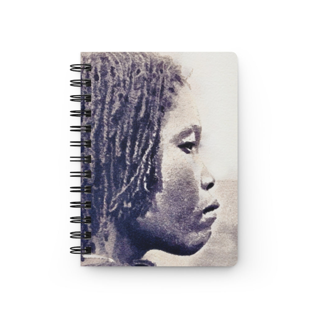 Zulu Woman: Vestigial Light Small Spiral Bound Notebook