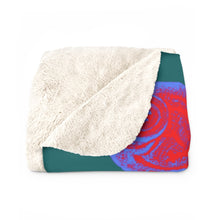 Load image into Gallery viewer, Pisces: The Stars Within Sherpa Throw Blanket
