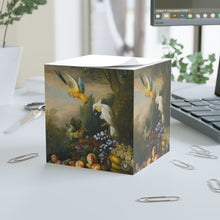 Load image into Gallery viewer, Parrots and Fruit Avian Splendor Note Cube
