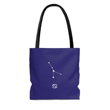 Load image into Gallery viewer, Cancer: The Stars Within Tote Bag
