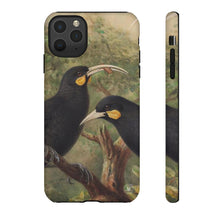 Load image into Gallery viewer, Black Huia Avian Splendor Tough Phone Case
